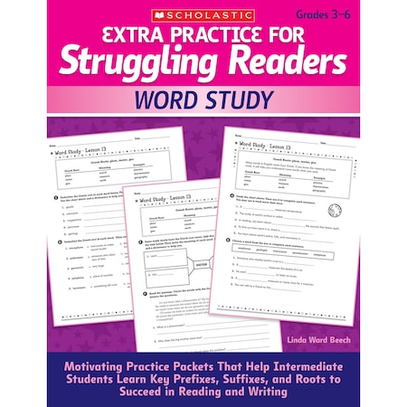 Scholastic Extra Practice for Struggling Readers - Word Study 9780545124119